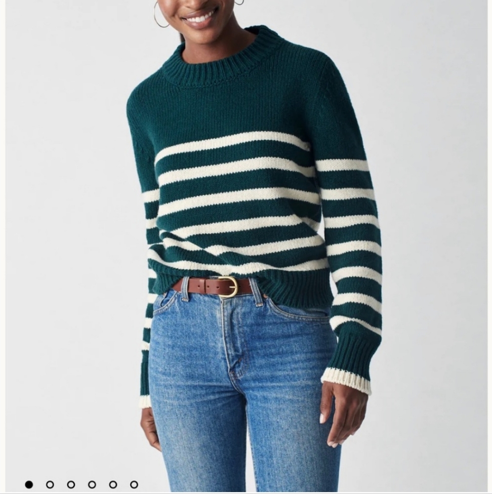 Faherty Cuddle Stripe Crew